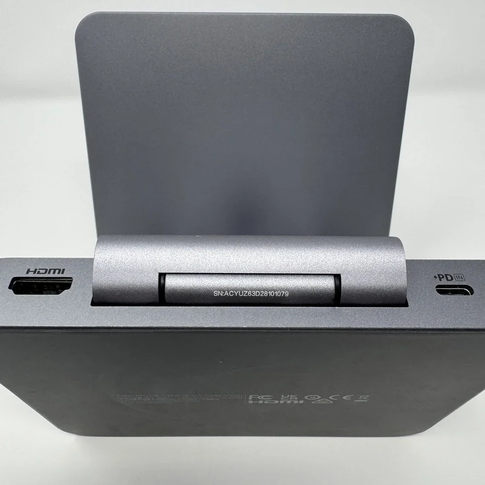 Anker 551 USB-C Hub 8-in-1 Tablet Stand HDMI SD USB 5Gbps Charger Dock Gray - Picture 7 of 13